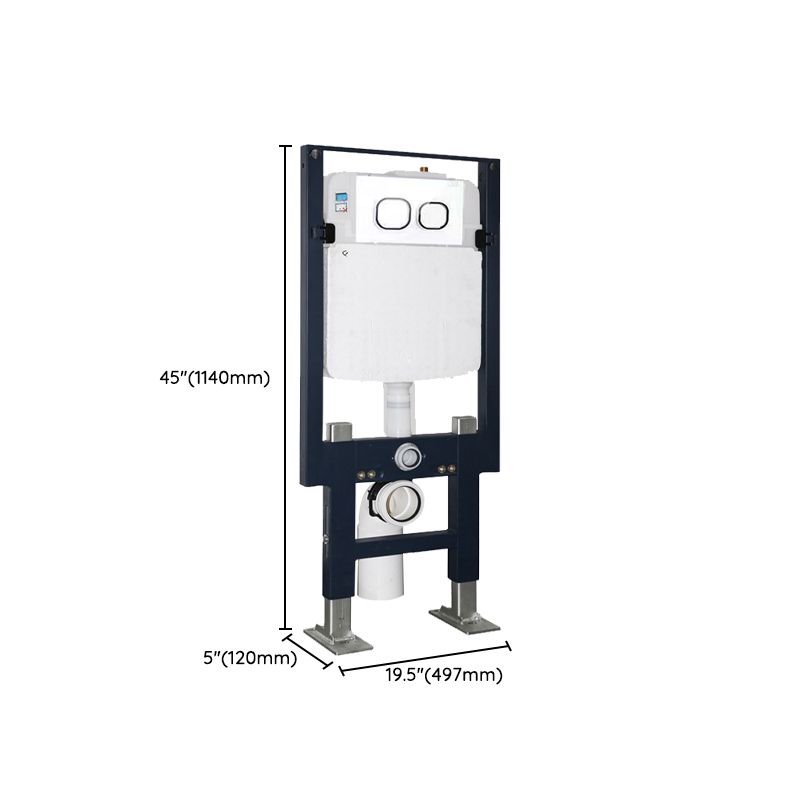 Modern Ceramic Flush Toilet Wall Hung White Toilet Bowl for Washroom