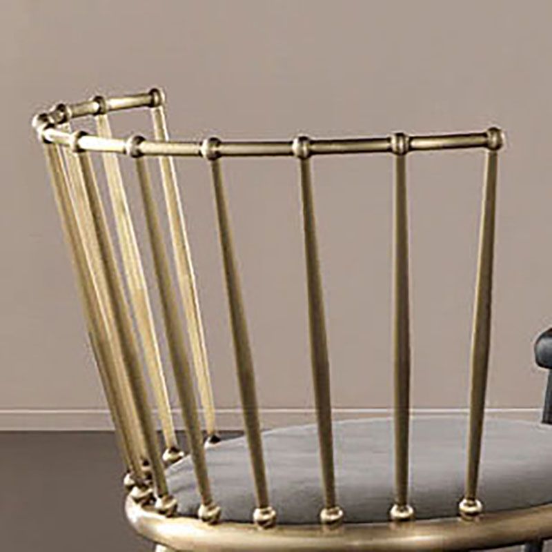 Les chaises latérales arrière sans bras Windsor de style scandinave ont tapissé des chaises de salle à manger