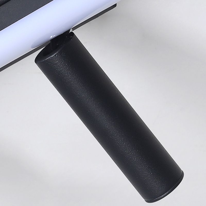Éclairage encastré semi-LED moderne à 2 lumières pour porche, éclairage linéaire, style concis