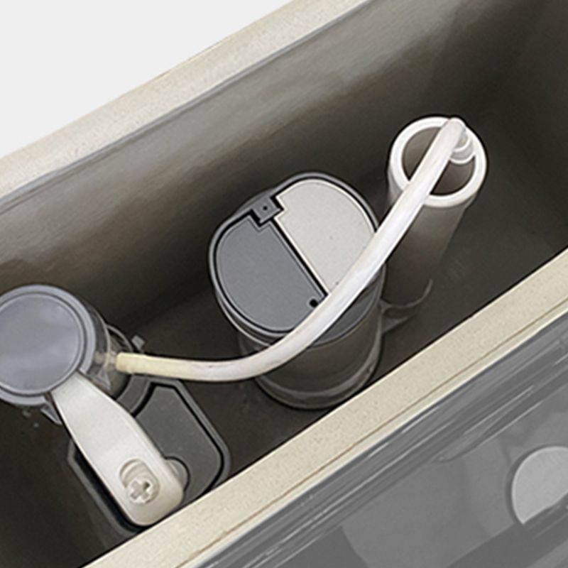 Traditional Siphon Jet Concealed Tank Flush Toilet Floor Mount Toilet Bowl with Seat