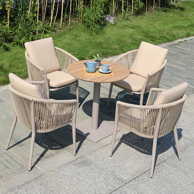 2-Seater Patio Table with UV Resistant Contemporary Bistro Table