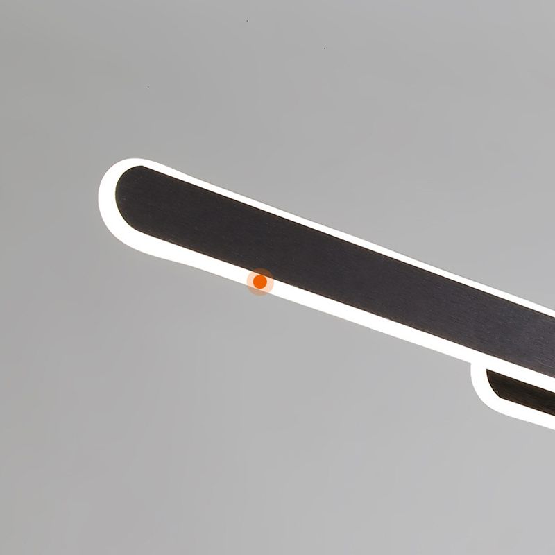 Geometric Island Lights Modern Pendant Light Metal 2 Light Island Lighting Fixtures