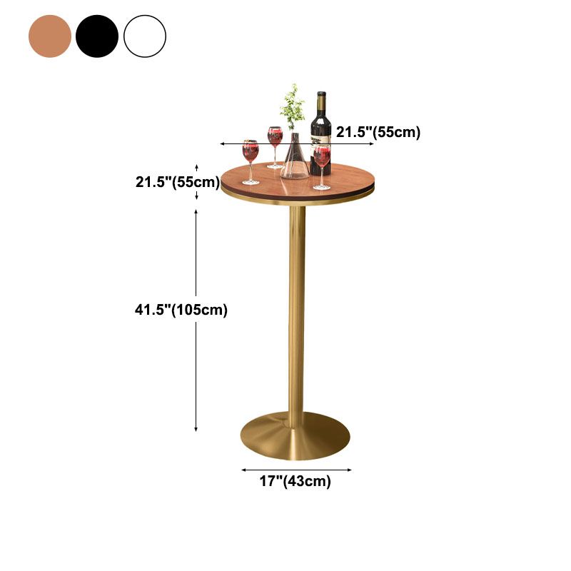 Table de bar en fer de style glamour