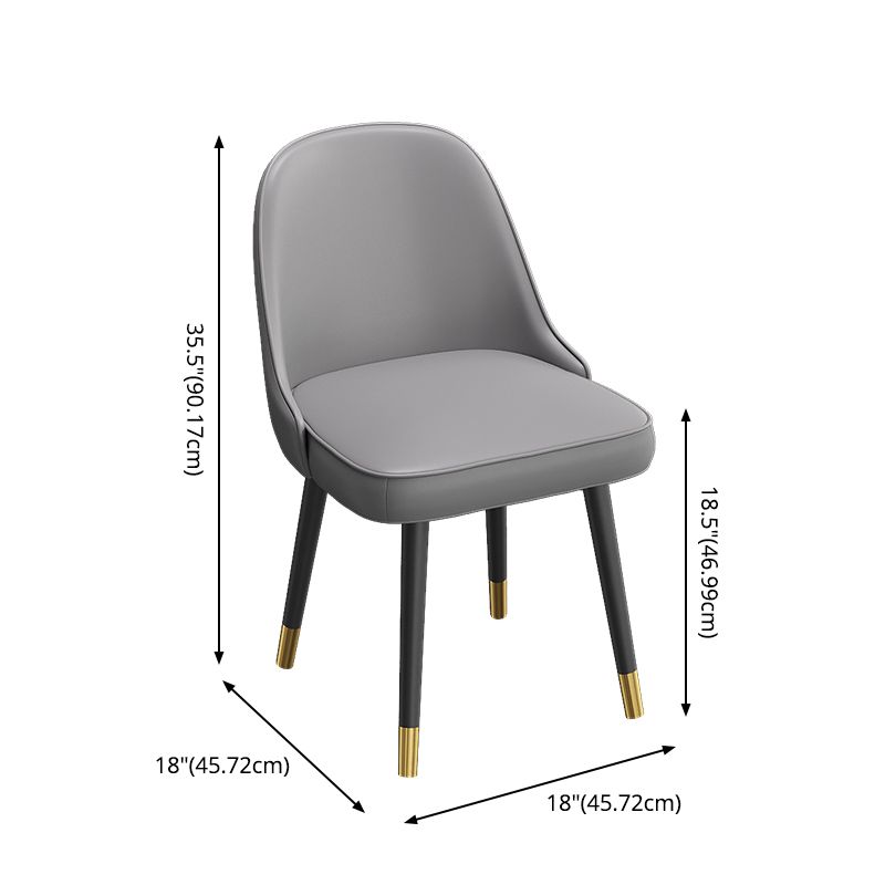 Scandinavian Dining Room Furniture Set Sintered Stone Rectangular Dining Table with Metal Base