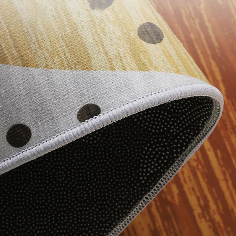 Lichtroze minimalistisch tapijten Polyester grafisch vloerkleed niet-slip achterste tapijt voor woningdecoratie