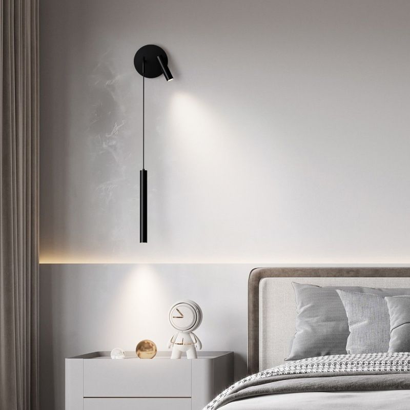 Modernist Wall Light Fixture Metal Reading Sconce Light for Bedroom
