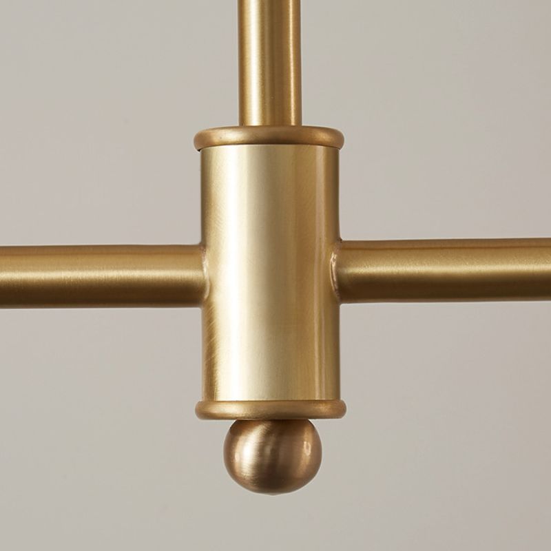 Modern Simple Dining Chandelier Light Round Shade Ceiling Hanging Light for Dining Room