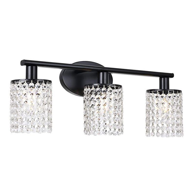 Post Modern Bathroom Vanity Lighting 2 / 3 / 4 - Light Bath Sconce in Black / Sliver