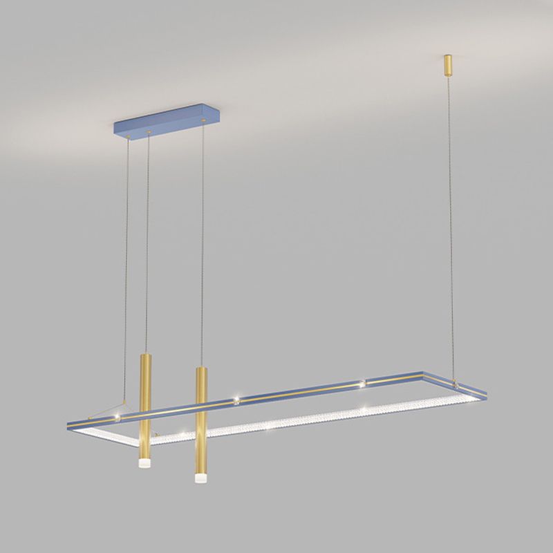 Modern 3-Light Golden Kitchen Island Lighting LED Island Pendant Lighting