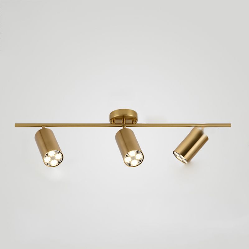 Lámpara de techo de riel de forma cilíndrica de forma cilíndrica Monte de aluminio moderno para centro comercial