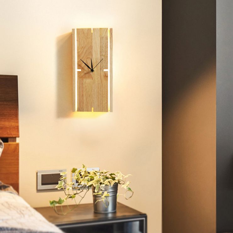 Modern Clock Wall Lighting Study Study Study Study Light Funce in beige