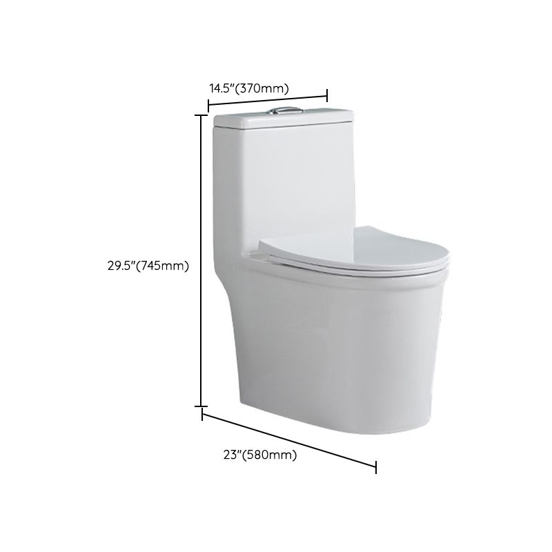 Traditional All-In-One Flush Toilet Floor Mounted Urine Toilet for Bathroom