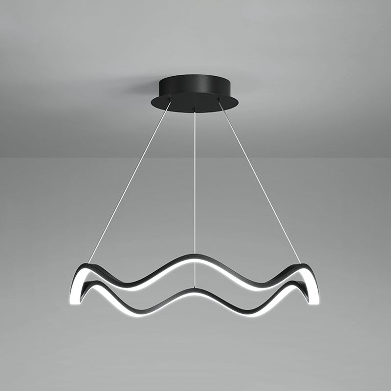 Metalen cirkel plafond hanger Noordse moderne 1-licht plafondverlichting armaturen
