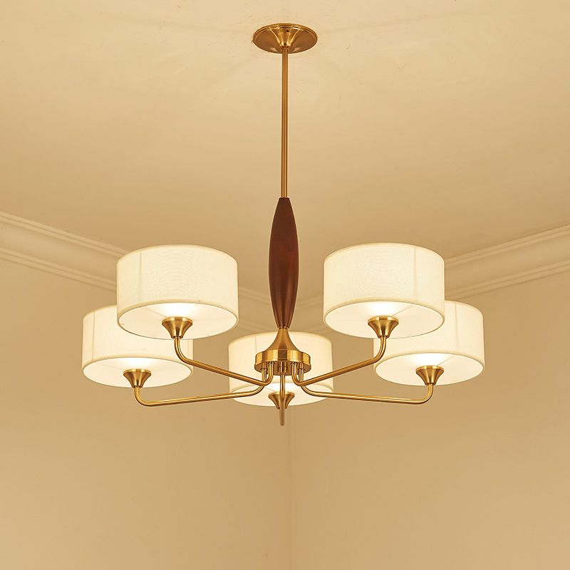 Tissu tambour lustre minimalisme minimalisme salon