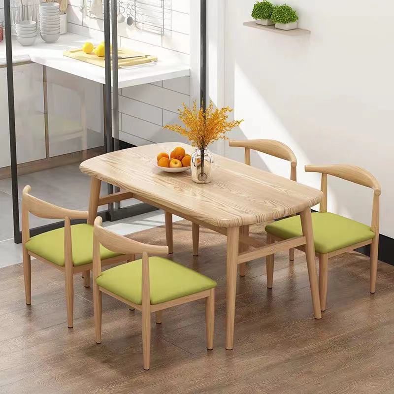Dining Room Dinner Kitchen Table Oval Wooden 4 Legs Dining Table