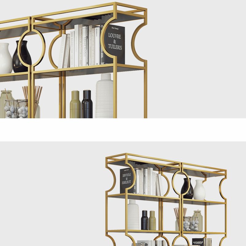 Urban Shelf Bookcase Metal Vertical Bookshelf for Study Room