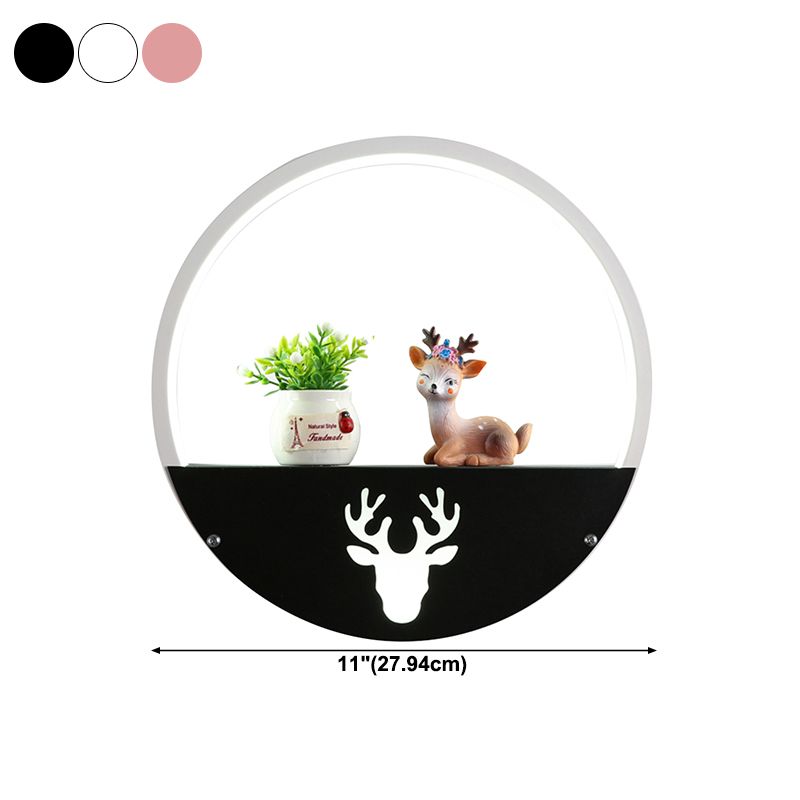 Metal Wall Sconce Lighting Simple LED Sconce Light Fixture for Bedroom