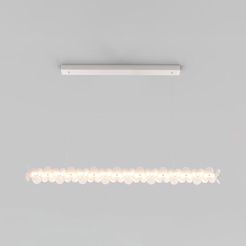 Modern Style Island Lamp LED Island Hanging Light with Crystal for Bedroom
