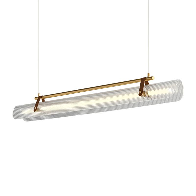 Modern LED Ceiling Light Golden/Black Kitchen Island Lighting for Dining Room