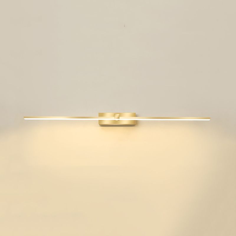 Modern Light Luce Luxury Style Linear Light Montate Vanity Lights Wall Sconce Lighting in Gold Finish