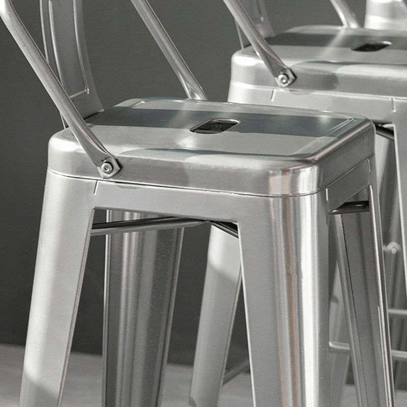 Tabres de marco de hierro de estallido de brazo de estilo industrial para cafetería para cafeterías