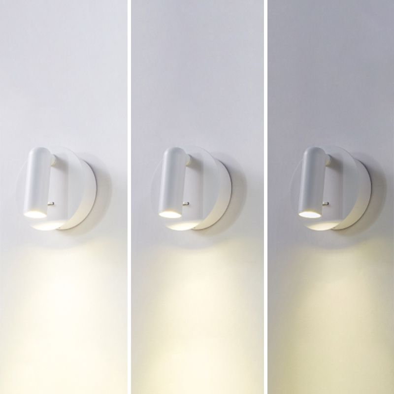 Modern Tubes Sconce Light Fixtures Metal 1 Light Wall Sconces