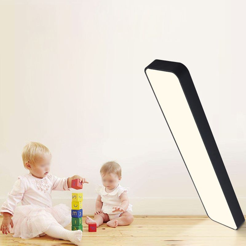 Luminaires encastrés de plafond rectangulaires en métal, luminaires modernes de bureau