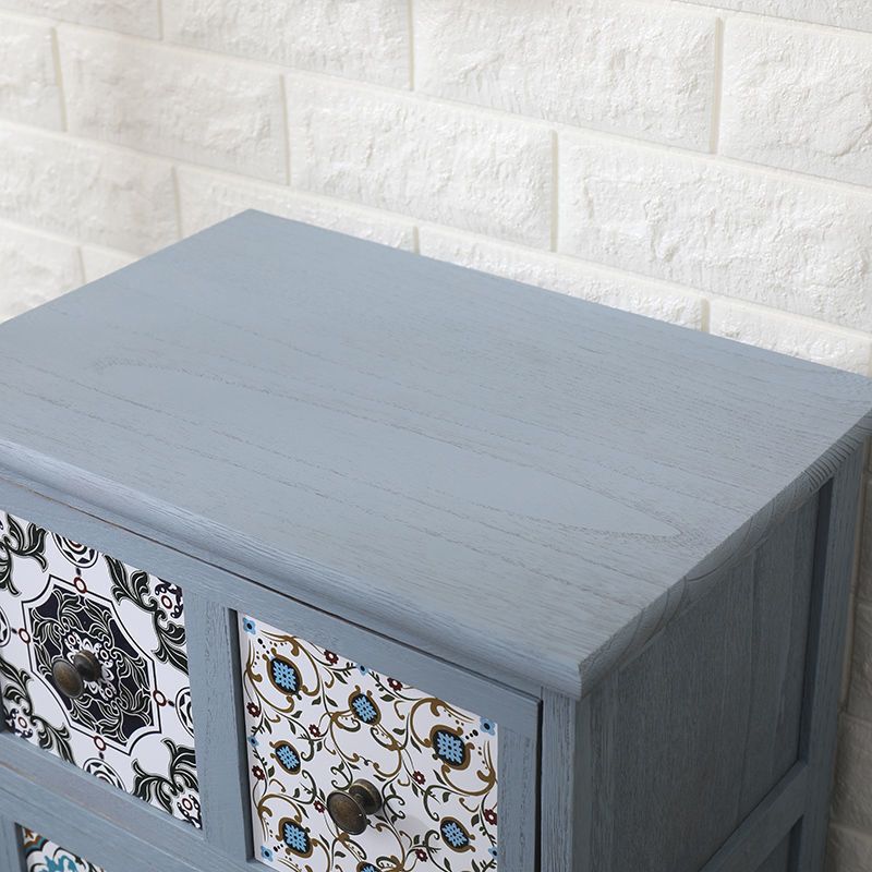 Bedroom Dresser Traditional Style Solid Wood Storage Chest with Multi Drawers