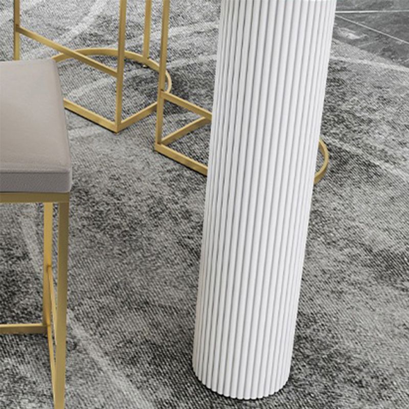 Specialty Pub Table Glam Style Bar Height Bar Table for Indoor