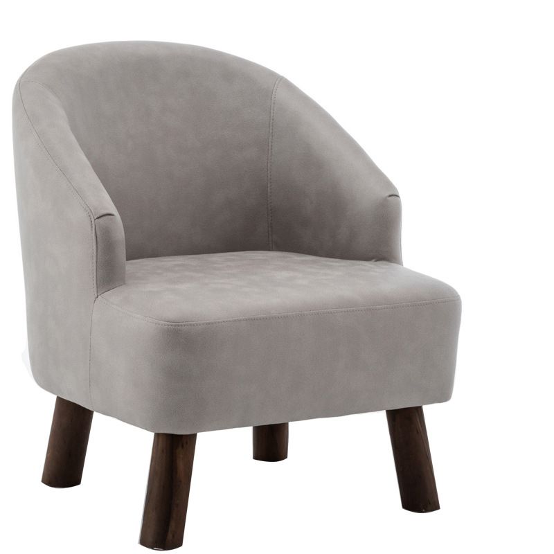 Barrel Chair 22.44" L x 14.96" W x 25.98" H Barrel Accent Chair for Living Room