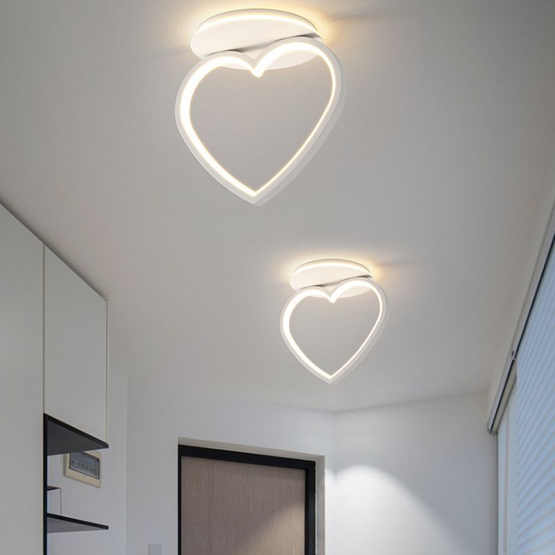 White LED Ceiling Light Modernism Flush Mount Lighting for Kitchen