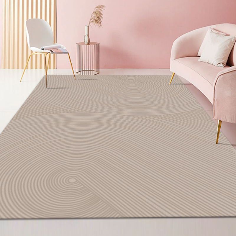 Alfombra gráfica de alfombra de poliéster gris moderno alfombra de respaldo sin deslizamiento para la decoración del hogar