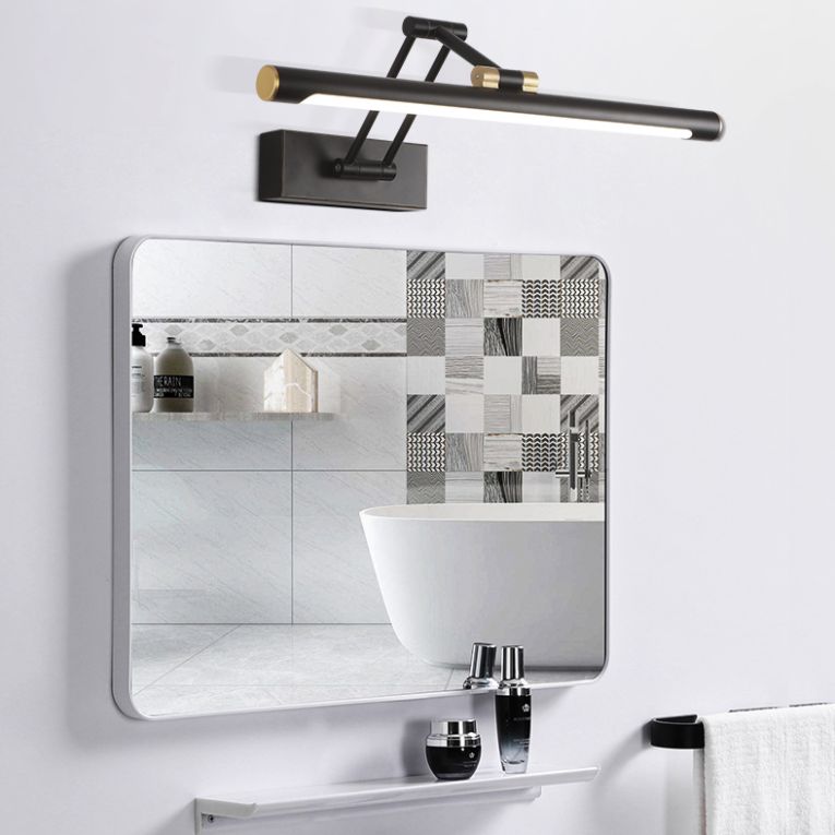 Lampe murale à LED en fer laqué dans la simplicité moderne