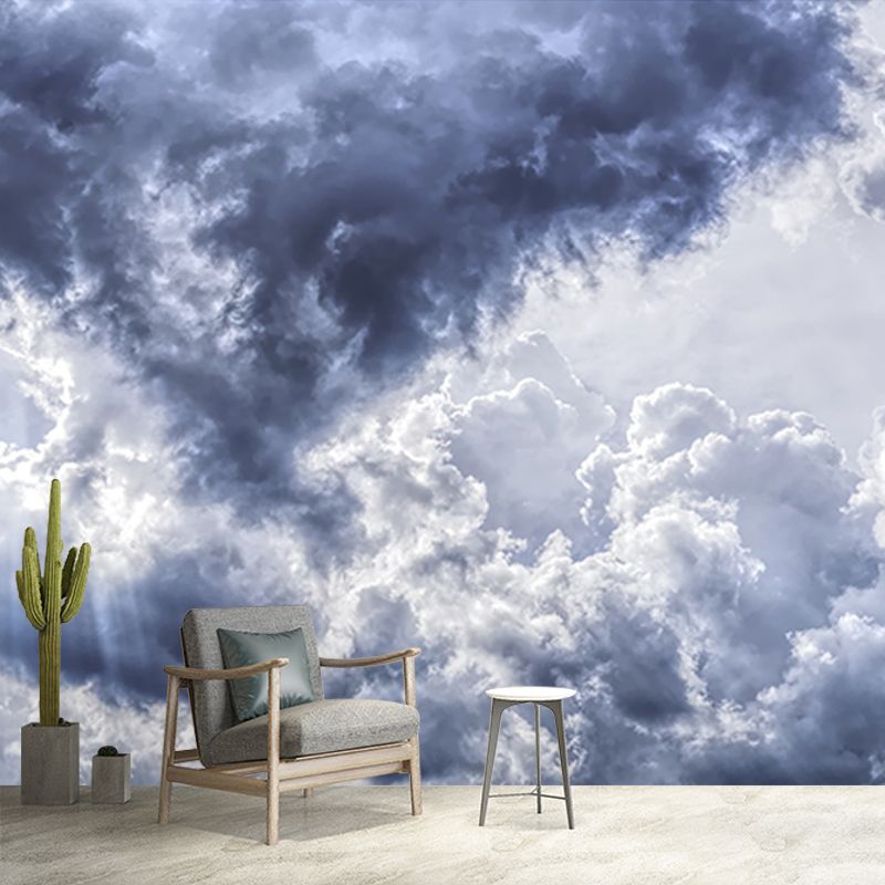 Beautiful Sky Photography Mural Wallpaper Environment Friendly Living Room Wall Mural