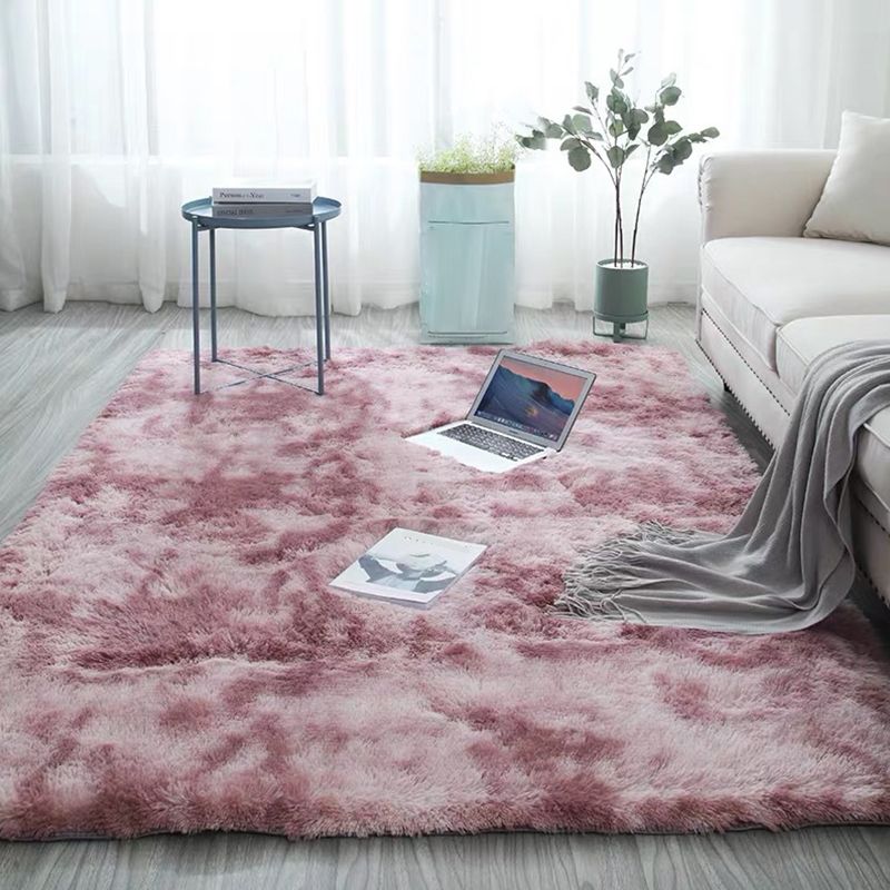 Comfort Multi Color Nordic Rug Polypropylene Tie-Dyeing Rug Pet-Friendly Washable Anti-Slip Backing Rug for Decoration