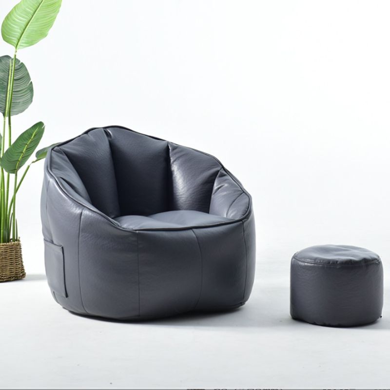 29.5 Wide Armchair Velvet Modern Accent Armchair with Ottoman