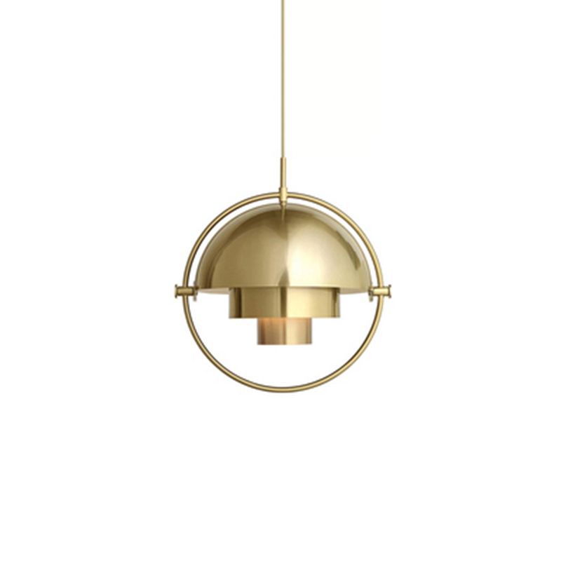 Metal Mobile Shade Hanging Ceiling Light Modern Pendant Light Fixture for Dinning Room