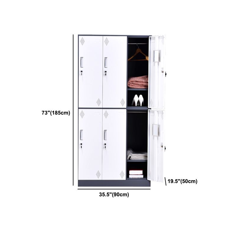 Contemporary Storage Cabinet Hinged Wardrobe Cabinet for Home