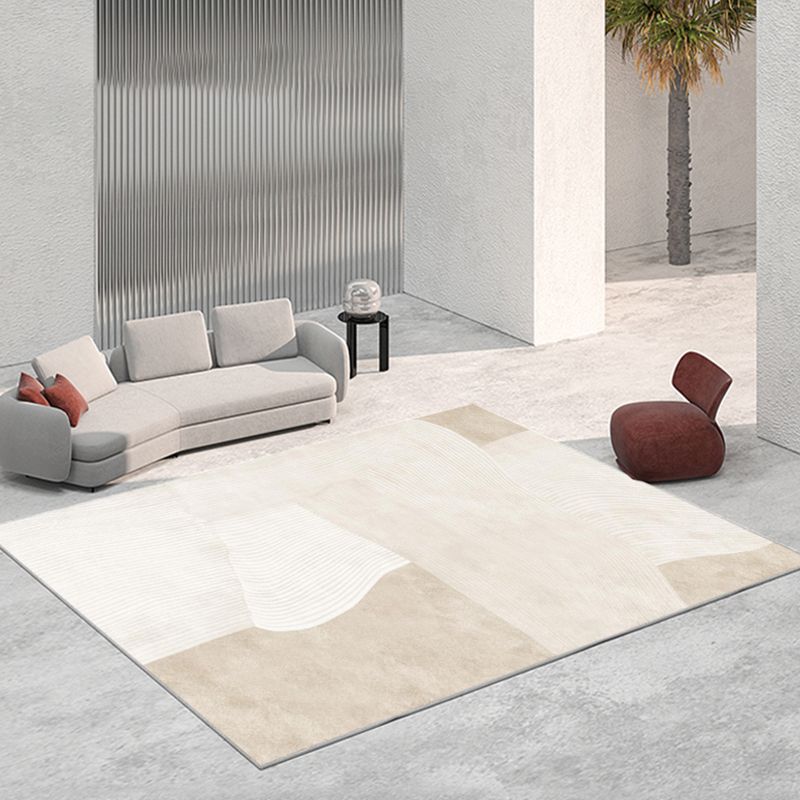 Minimalistisch grafisch patroon Tapijten Polyester binnen tapijt Tapijt Non-slip ruggebied Tapijt voor woonkamer