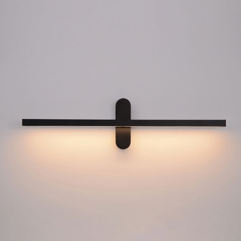 Modern Metal Wall Light Straight Rotatable 1 Light Wall Sconce for Bedroom