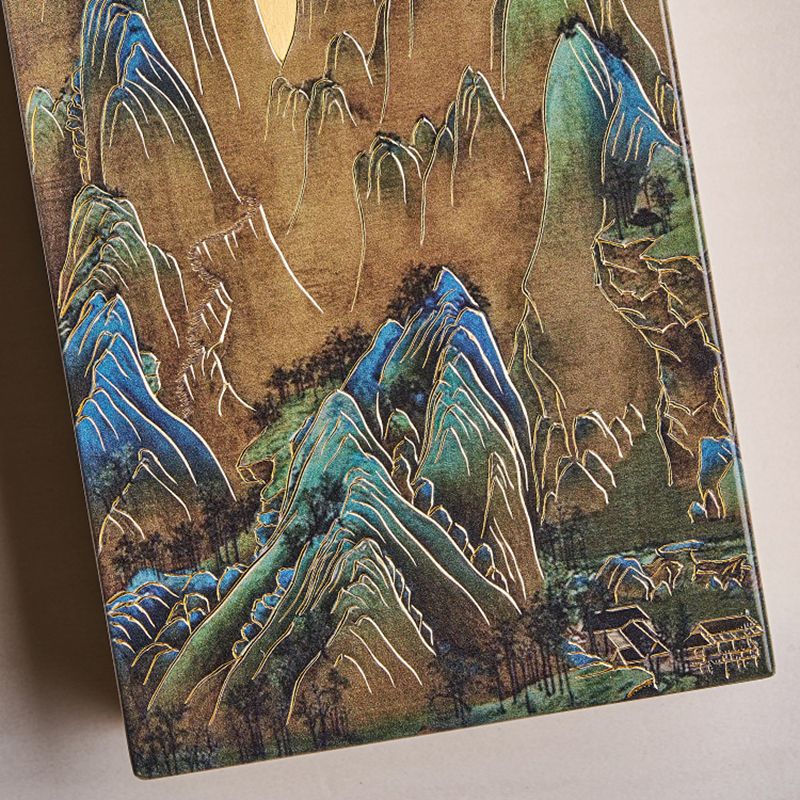 Modern Metal Wall Sconce Rectangle Shape Wall Light with Stone Shade for Living Room