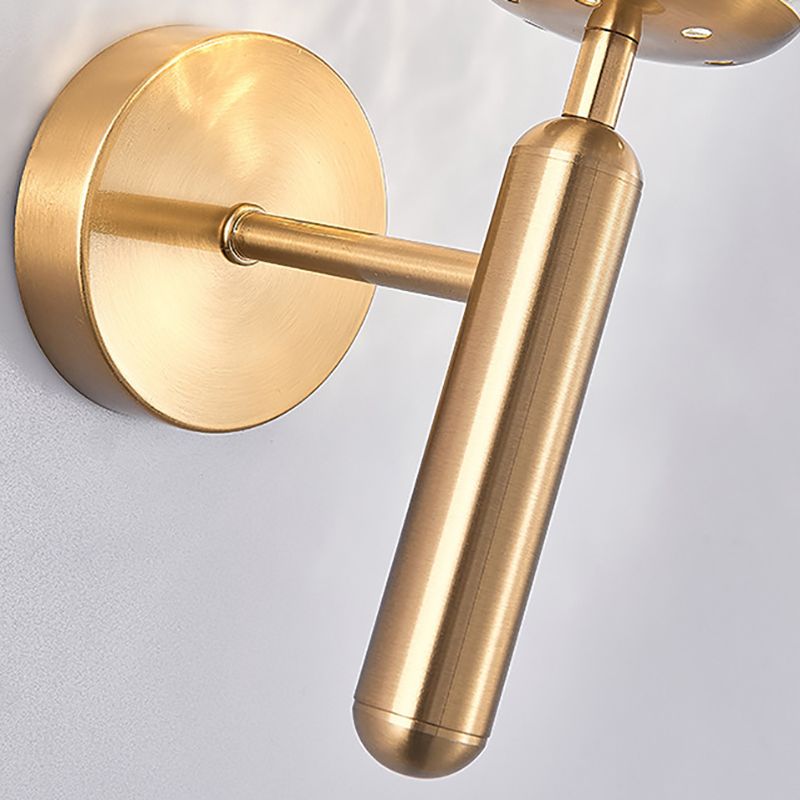 Stile moderno a forma sferica murale vetro sconce 1 illuminazione da parete leggera per accanto