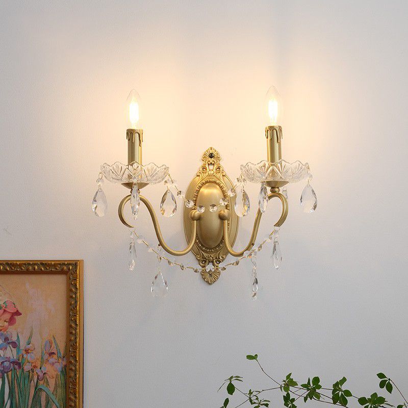 Modern Style Geometric Wall Light Sconces Metal Multi Lights Wall Lighting