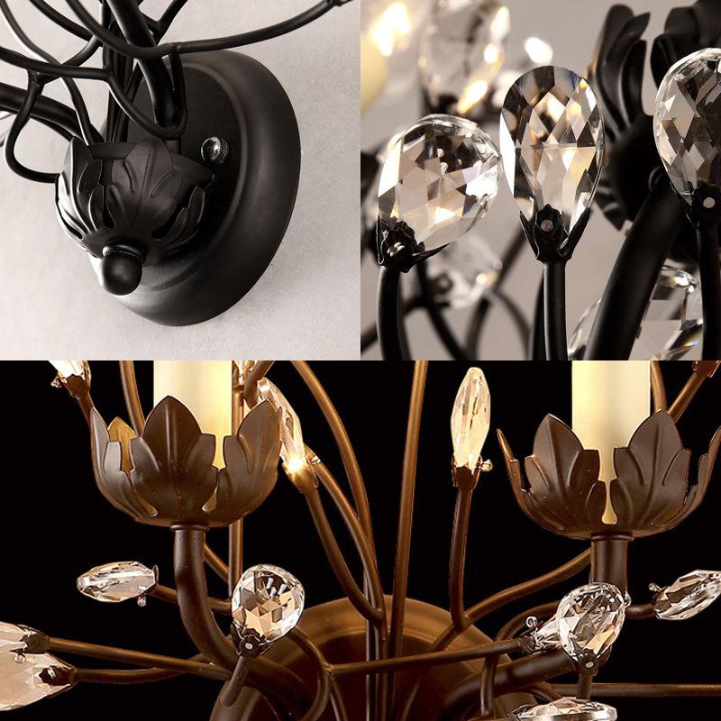 Éclairage noir à 2 légers noir