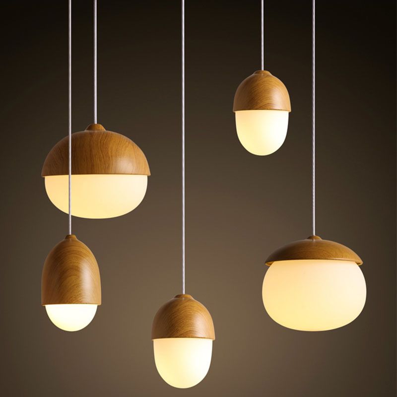 1 leichte hängende Lichter moderne einfache Wasserglasdecke für das Restaurant