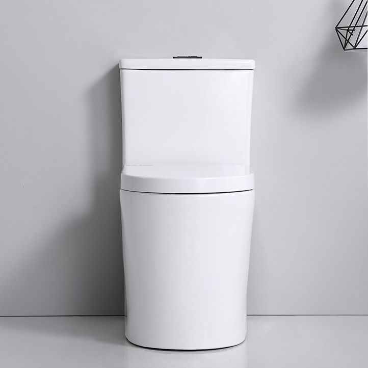 Modern Siphon Jet Toilet Floor Mount Urine Toilet with Toilet Seat