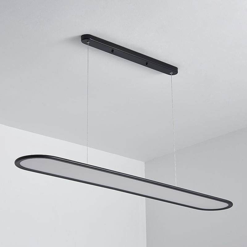 Contemporary Hanging Lamp 1-Light Island Light Fixture for Living Room