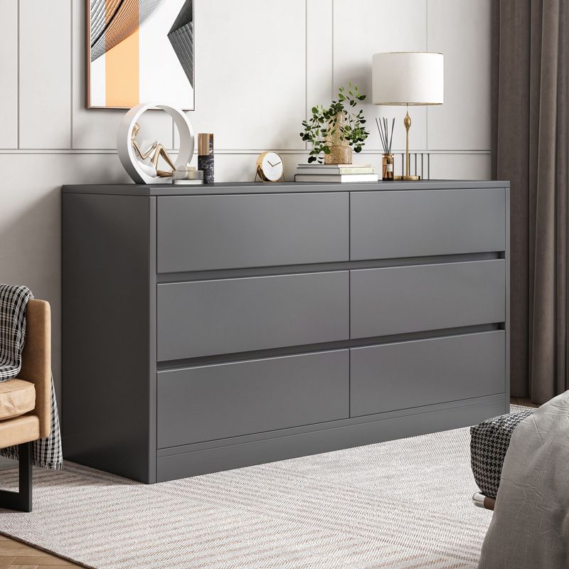 Contemporary Chest Wood Storage Chest Dresser for Bedroom 15.7" W