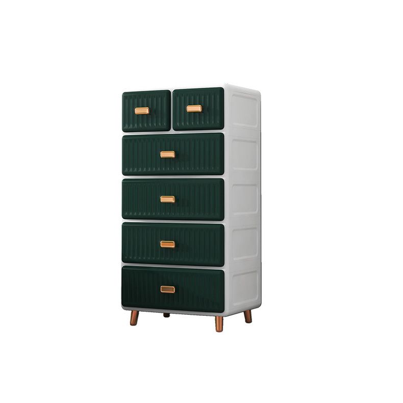 Bedroom Plastic Matte Finish Storage Cabinet Contemporary Cabinet with Metal Legs