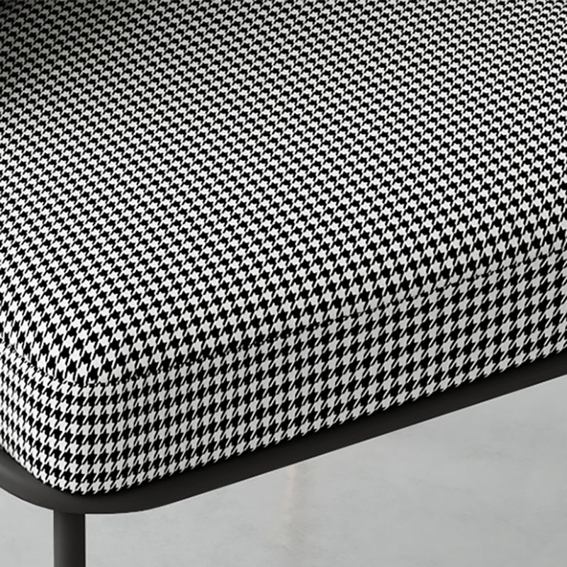 Glam metalen eetkamerstoelen Parsons armloze eetkamerstoelen voor restaurantgebruik